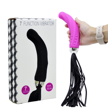 Vibrador Chicote Multivelocidade com Ponta Curvada