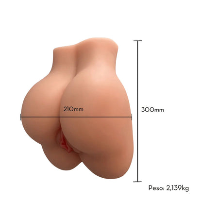 Bunda de Silicone Masturbador Masculino com Textura Interna