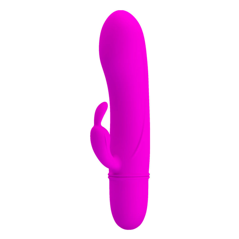 Vibrador Duplo com 10 Funções de Vibração Caesar Soft Touch 12 cm x 2,5 cm - Coleção Pretty Love
