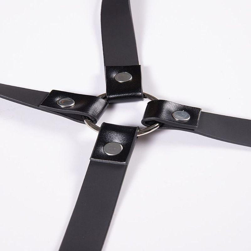 Harness em Couro com Algema