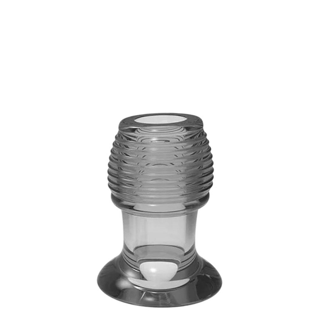 Plug Anal Tipo Túnel com Ranhuras de Silicone - Grande