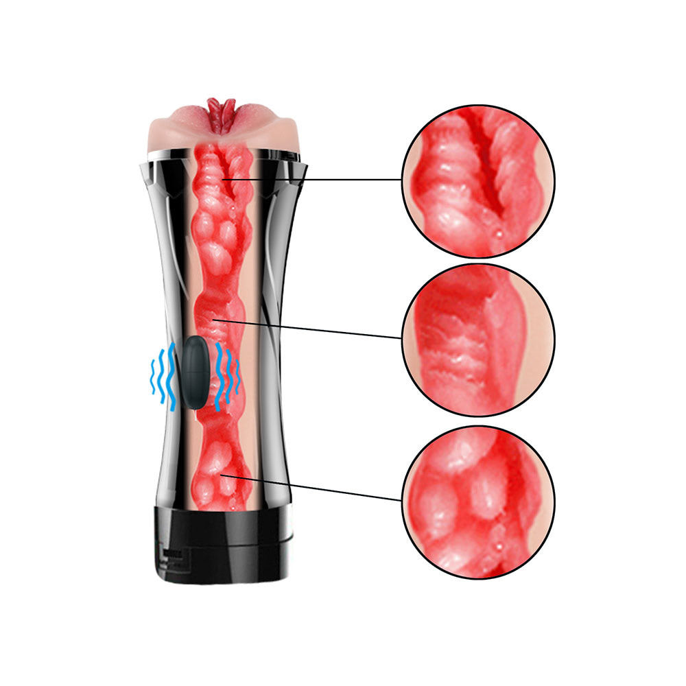 Masturbador Masculino Lanterna Cyberskin, em formato de vagina