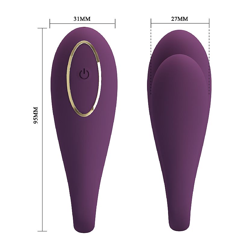 Vibrador de Casal - August - À Longa distância - APP - Pretty Love