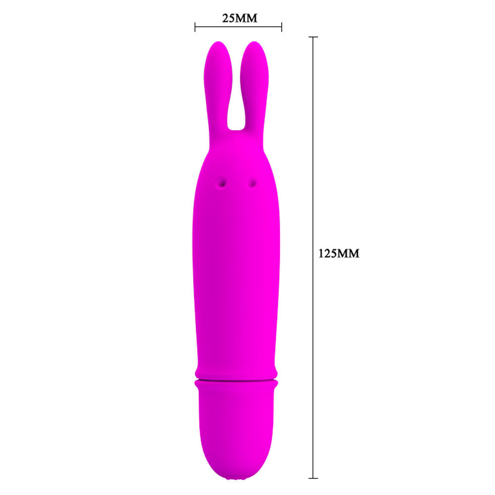 Vibrador Slim Coelho Boyce 12,5 cm x 2,5 cm - Coleção Pretty Love