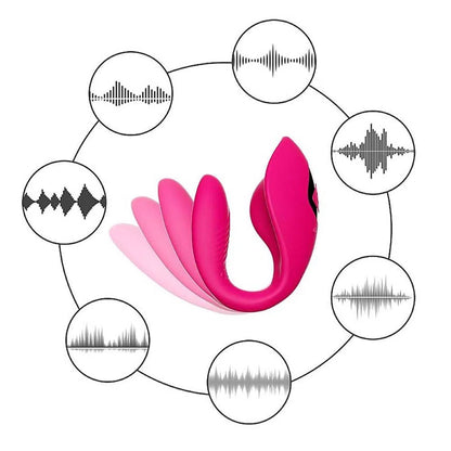 Vibrador para Casais com Controle e 7 Modos de Vibração