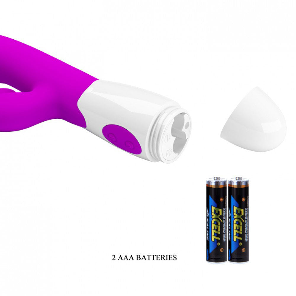 Vibrador com Estimulador de Ponto G e Simulador de Sexo Oral - Pretty Love Cerberus