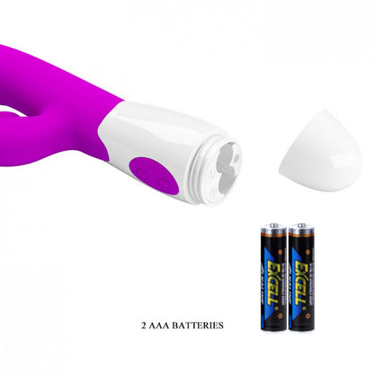 Vibrador com Estimulador de Ponto G e Simulador de Sexo Oral - Pretty Love Cerberus