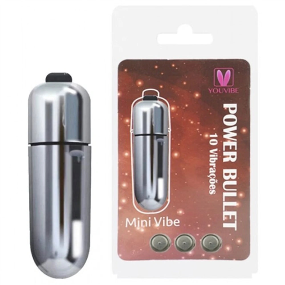 Mini Power Bullet, com 10 modos de vibração