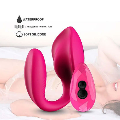 Vibrador para Casais com Controle e 7 Modos de Vibração