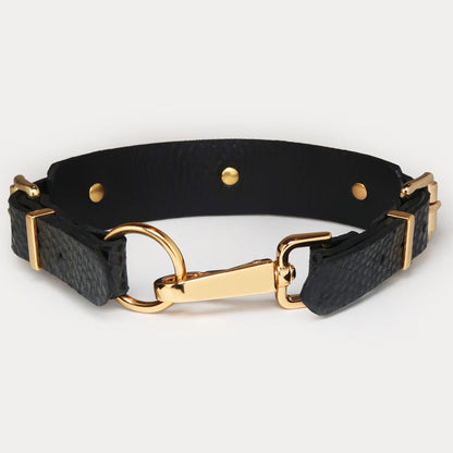 Coleira Choker Athena em Couro - Coleção Sado-Maso Secret Play
