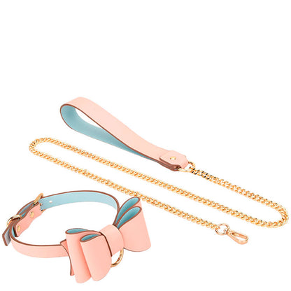 Kit Sado Bondage Premium com Detalhes em Laço Borboleta Rosa