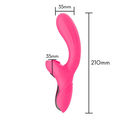 Vibrador Estimulador de Ponto G e Clitóris - Ondas de Pressão