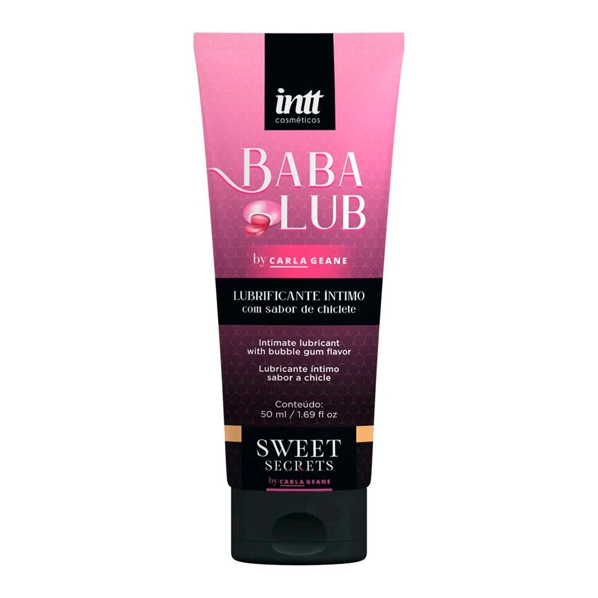 Lubrificante Íntimo Babalub Sabor Chiclete 50ml - Intt by Carla Geane