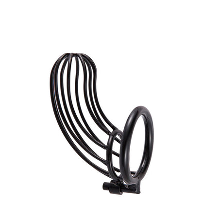 Cinto de Castidade Curvado Vazado com Anel e Cadeado