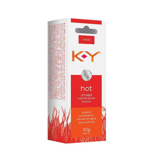 Gel Lubrificante Íntimo KY Hot 50 g