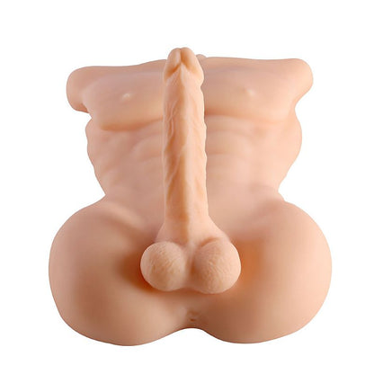 Masturbador Feminino Corpo Masculino Cyberskin Pênis Realístico