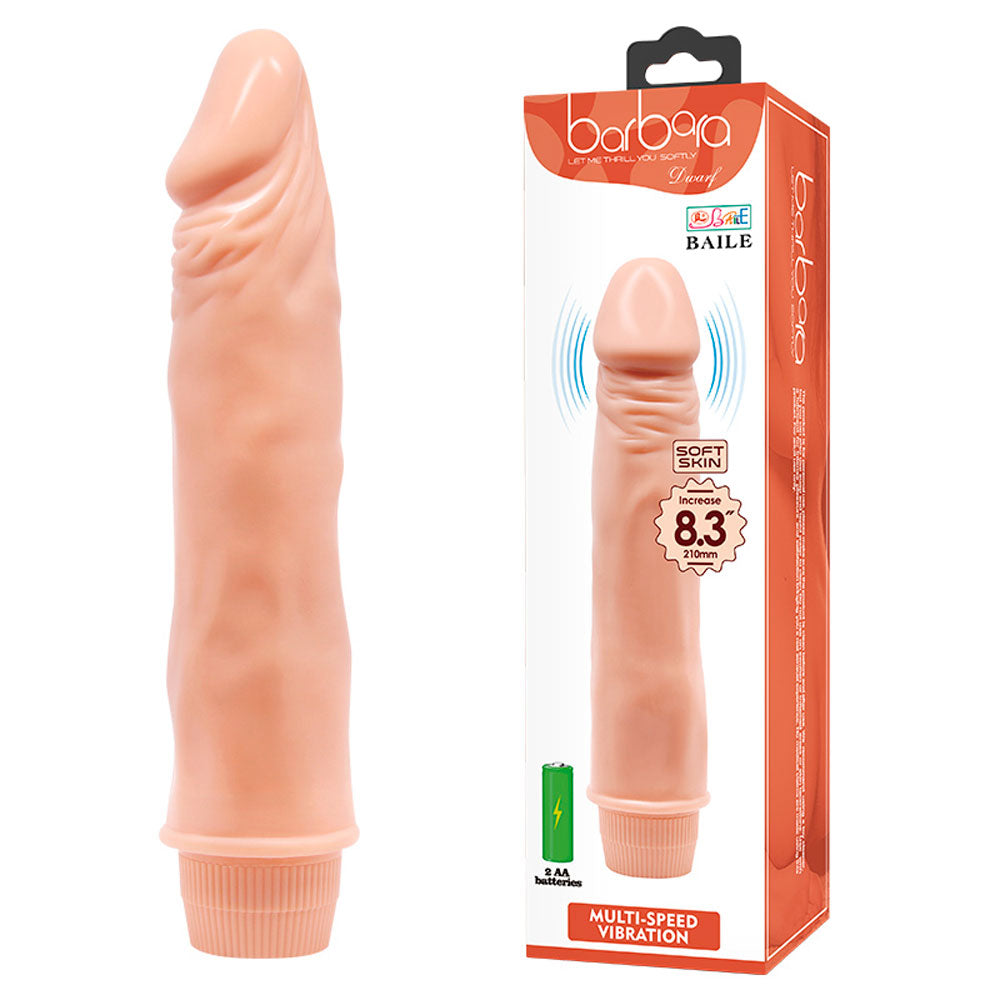 Pênis Realístico Vibrador com Glande Saliente e Veias