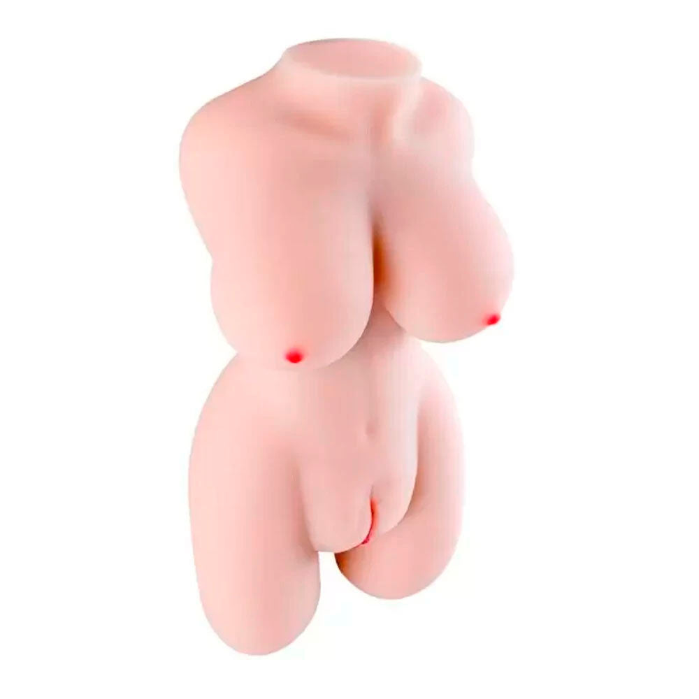 Masturbador Meio Corpo Feminino com Seios, Ânus e Vagina