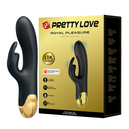 Vibrador Duplo com Detalhe em Ouro 18k - Pretty Love Double Pleasure