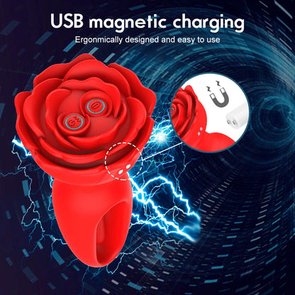 Plug Anal com Vibração - Flowers: Controle Sensações de Prazer