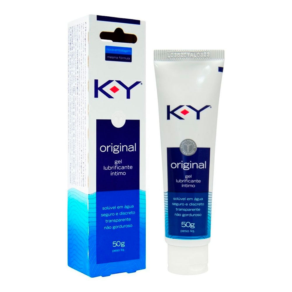 Gel Lubrificante KY para Lubrificação Íntima 50g