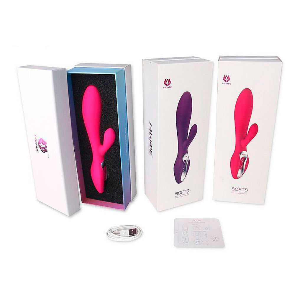 Estimulador de Ponto G e Clitóris Recarregável- Softs - S-Hande