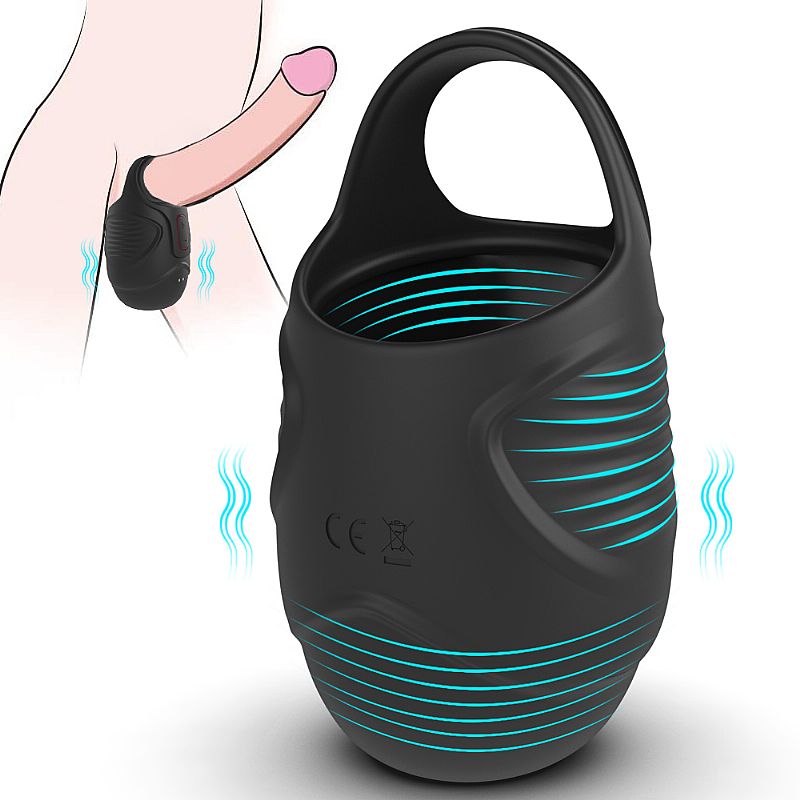 Anel Peniano com vibrador de escroto - Egg Pro - SI