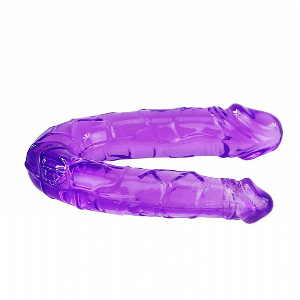Dildo Realístico Duplo em Silicone Macio - Pênis Hawaiano
