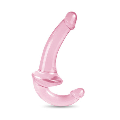 Pênis Duplo Rosa Strapless Macio - Pink Jelly - Adão e Eva