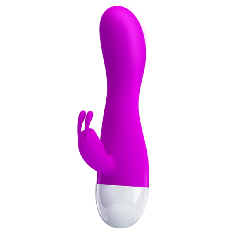 Mini Vibrador Recarregável Kyle com Estimulador Clitoriano 15 cm x 3 cm - Coleção Pretty Love