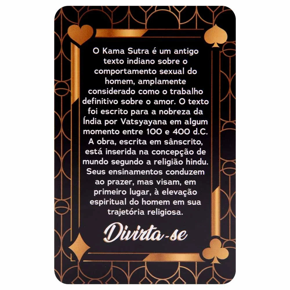 Baralho Kama Sutra Erótico Soft Hétero