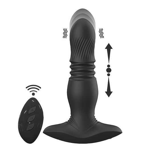 Plug Anal com Vibro - Vai e vem - Roy-RCT - SI
