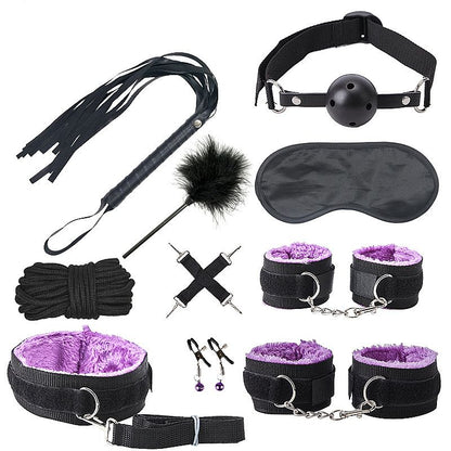 Kit Sado Black Wolf Roxo Fetiche