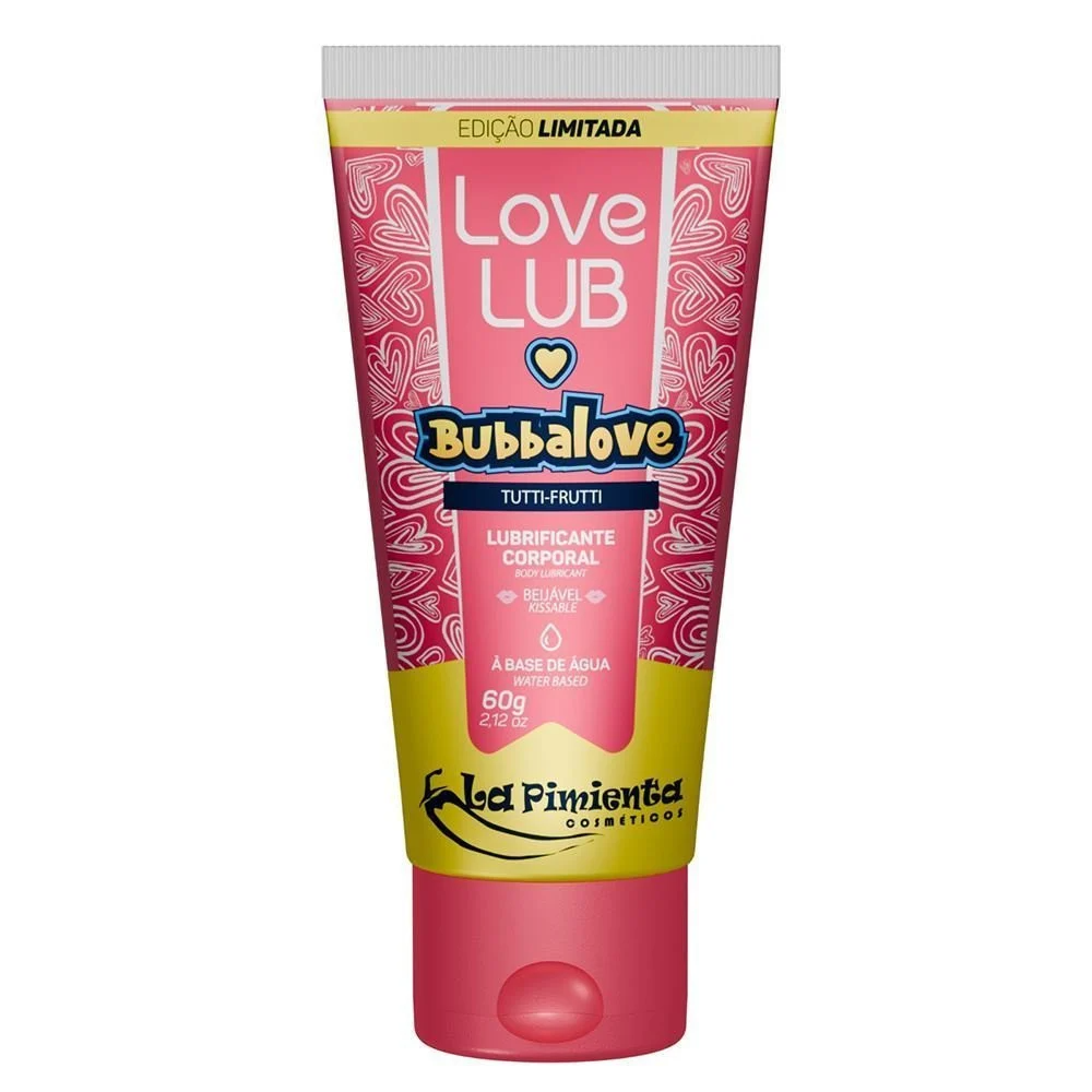 LOVE LUB BUBBALOVE GEL LUBRIFICANTE BEIJÁVEL 60G LA PIMIENTA
