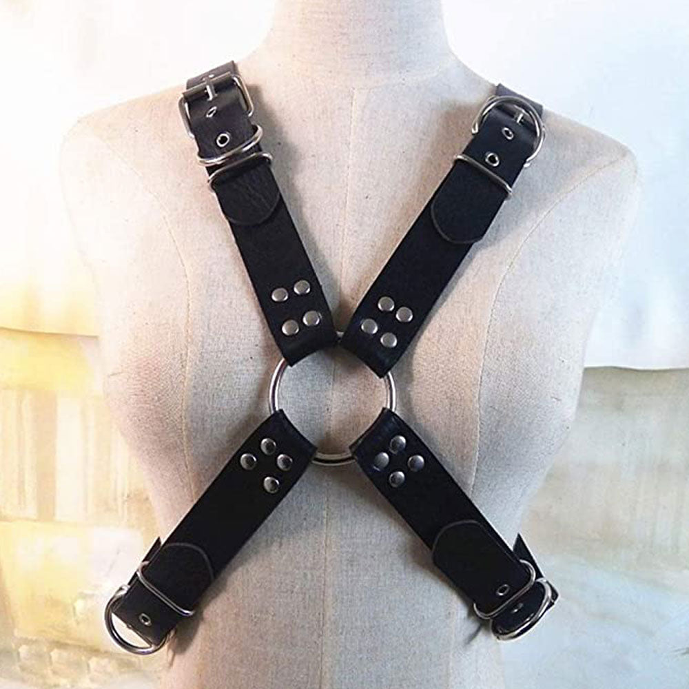 Harness Masculino em Couro - Gladiador