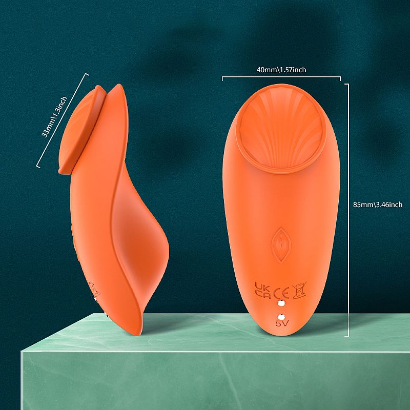 Vibrador de Calcinha Recarregável com Controle Remoto - Leaf -RCT - S-Hande