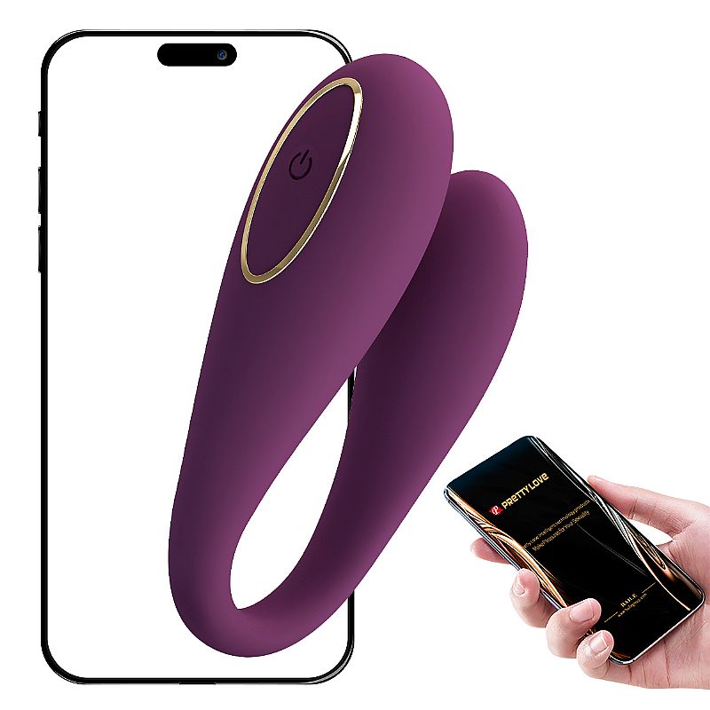 Vibrador de Casal - August - À Longa distância - APP - Pretty Love