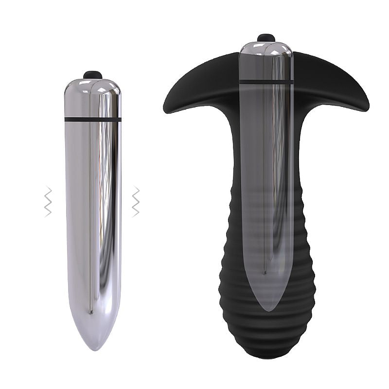 Plug Anal com Vibro Spiral- S-Hande