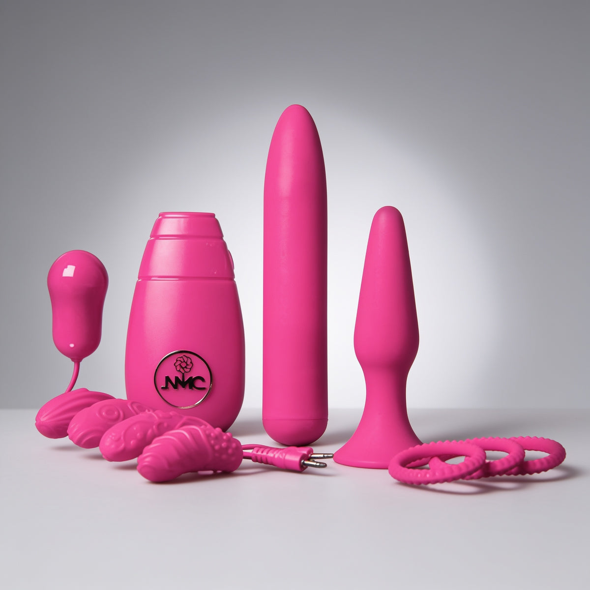 Kit de Intimidade e Vibração Flirty Set - 11 Itens de Alta Performance para Casais