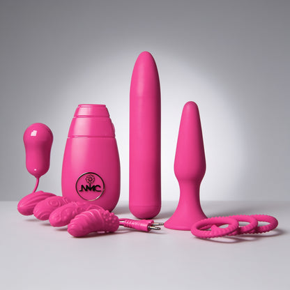 Kit de Intimidade e Vibração Flirty Set - 11 Itens de Alta Performance para Casais