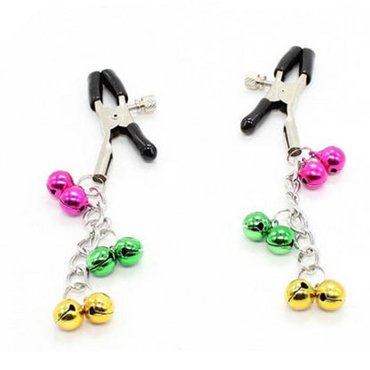 Grampo de Metal para Mamilos com Sinos