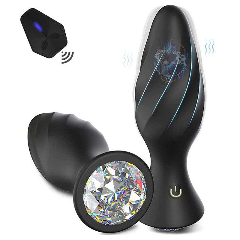 Plug Anal com Vibrador e Controle Remoto - SI