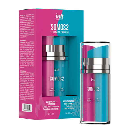 Kit Gel para Casais Excitante e Prolongador - Somos2 - INTT