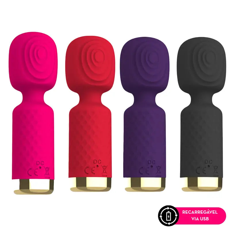 Mini Massageador Varinha Mágica com Toque Aveludado