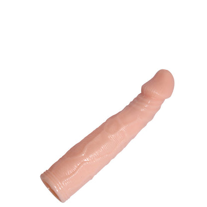 Capa Peniana com Extensão de 6 cm Vibro e Veias Salientes Massageadoras