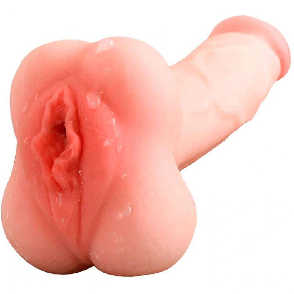 Masturbador Masculino 2 em 1 em Formato de Pênis e Vagina