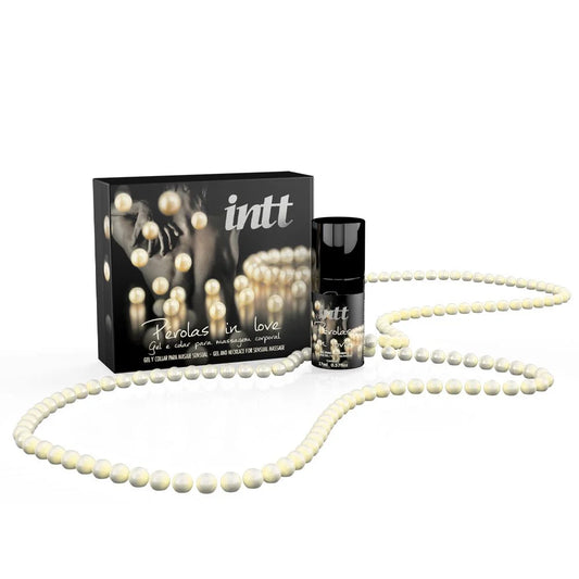 Pérolas in Love kit com colar de pérolas e gel de silicone 17ml