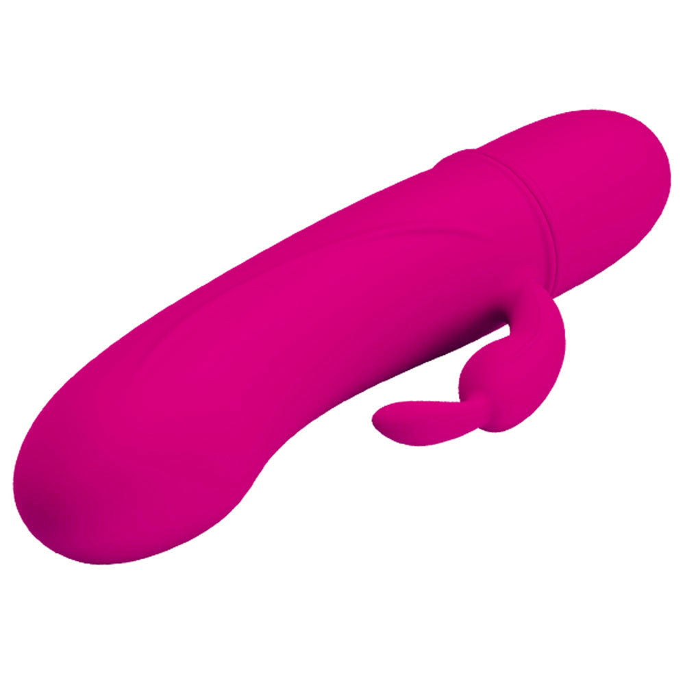 Vibrador Duplo com 10 Funções de Vibração Caesar Soft Touch 12 cm x 2,5 cm - Coleção Pretty Love