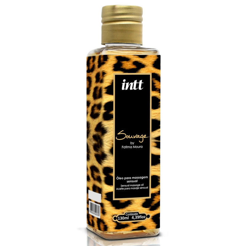Óleo Aromático para Massagem Sensual e Masturbação Selvagem By Fatima Moura 130ml
