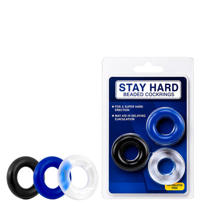 Kit com 3 Anéis Penianos – STAY HARD